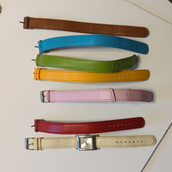 vivani Other - 7 watch bands and 1 watch, assorted colors